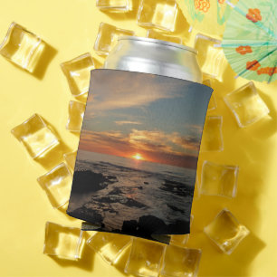San Diego Sunset II California Seascape Can Cooler