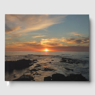 San Diego Sunset II California Seascape Guest Book