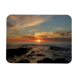 San Diego Sunset II California Seascape Magnet
