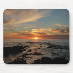 San Diego Sunset II California Seascape Mouse Pad