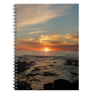 San Diego Sunset II California Seascape Notebook