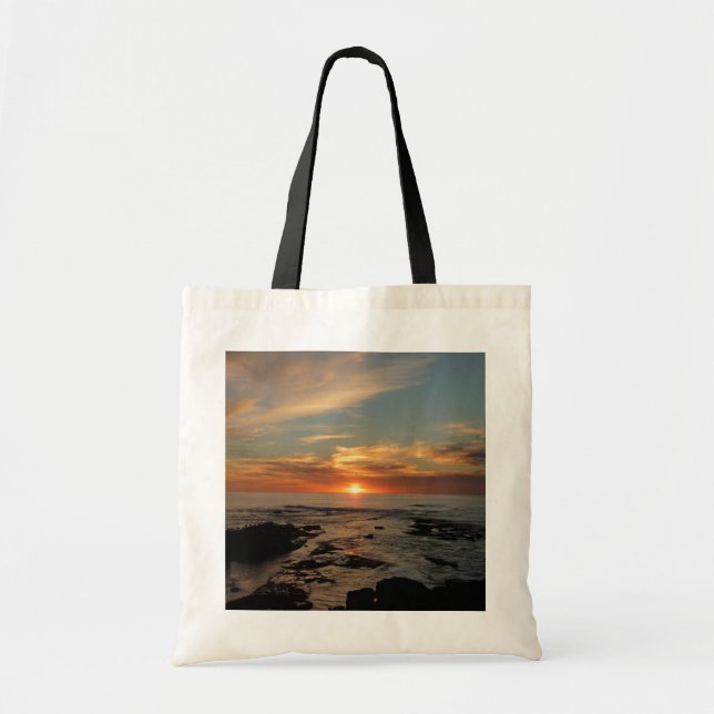 San Diego Sunset II California Seascape Tote Bag (Front)