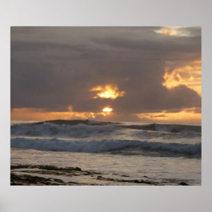 San Diego Sunset IV California Seascape Poster