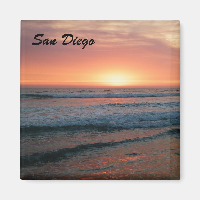 San Diego Sunset Magnet (Front)