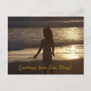 San Diego Sunset Postcard