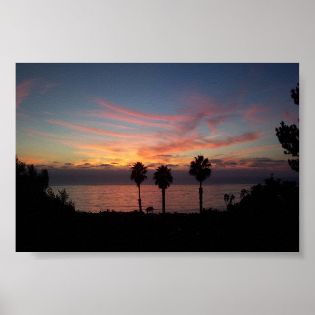 San Diego Sunset Poster (Front)