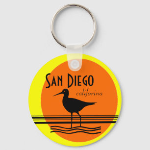 San Diego-Sunset Souvenir Key Ring