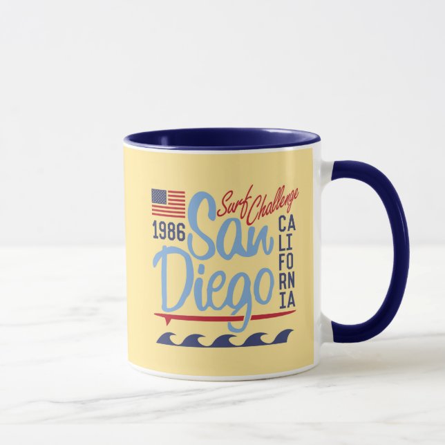 San Diego Surf Challenge 1986 Mug (Right)