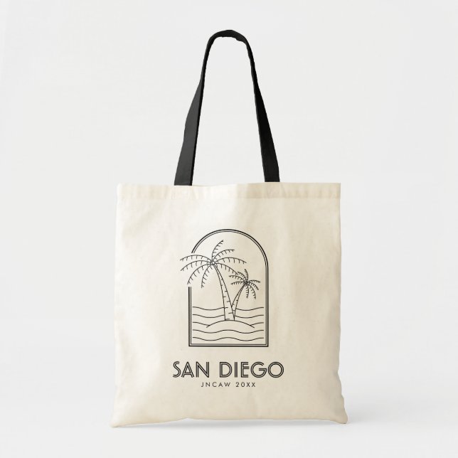 San Diego Trade Show Conference Welcome Tote Bag (Front)