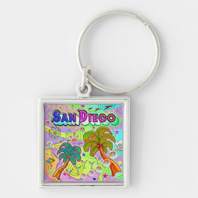 San Diego Vacation Target Keychain (Front)