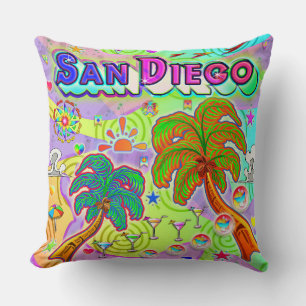 San Diego Vacation Target Pillow