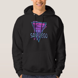 San Diego Vacation Vaporwave Aesthetic Hoodie