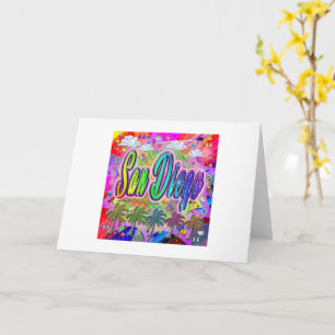 San Diego Vista Express Greeting Card