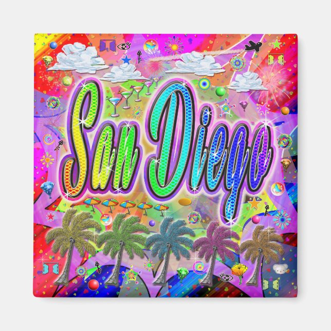 San Diego Vista Express Magnet (Front)