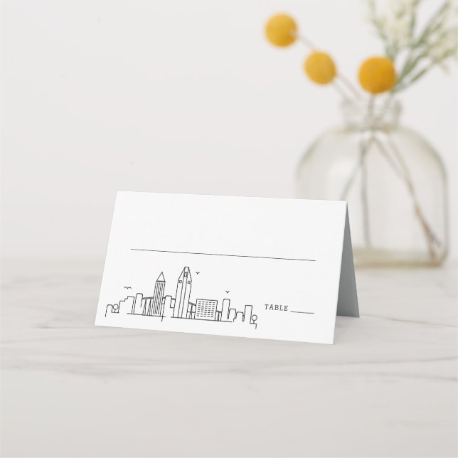 San Diego Wedding | Place Table Name Cards  (Front)