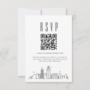 San Diego Wedding QR code RSVP