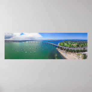 San Diego's Coronado Bay Bridge Poster