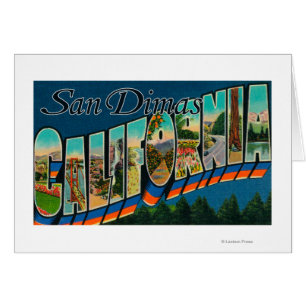 San Dimas, California - Large Letter Scenes