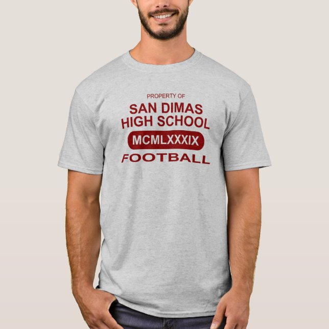 San Dimas High School Football T-Shirt (Front)
