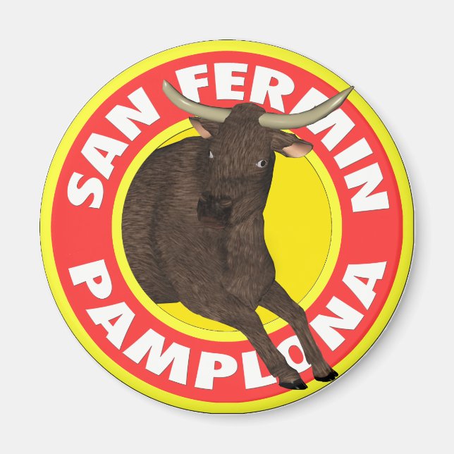 San Fermin de Pamplona Magnet (Front)