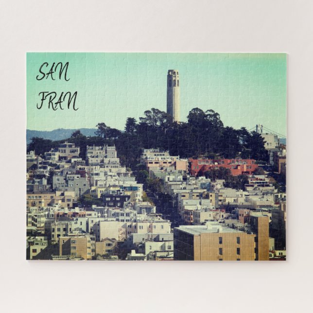 san fran coit tower jigsaw puzzle (Horizontal)