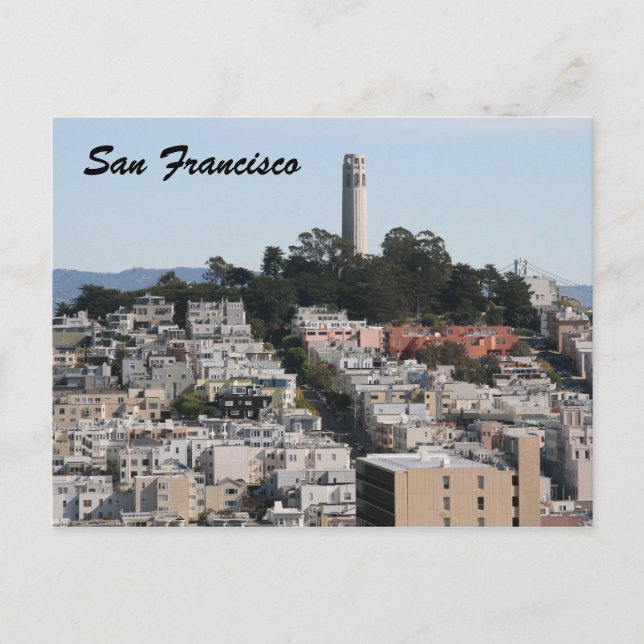 san fran streets postcard (Front)