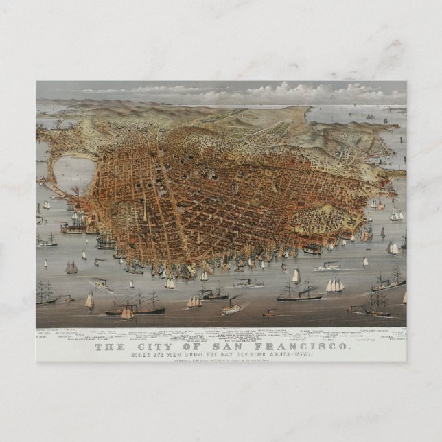 San Francisco 1878 Postcard (Front)