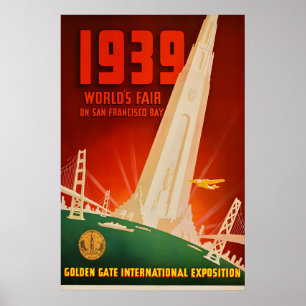 San Francisco 1939 Expo - Travel Poster Prints