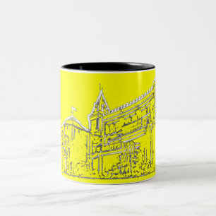 San Francisco 1986 Ghirardelli Square The MUSEUM Two-Tone Coffee Mug