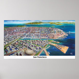 San Francisco 2030 Skyline Poster