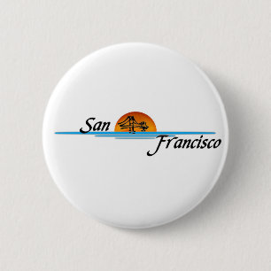 San Francisco 6 Cm Round Badge