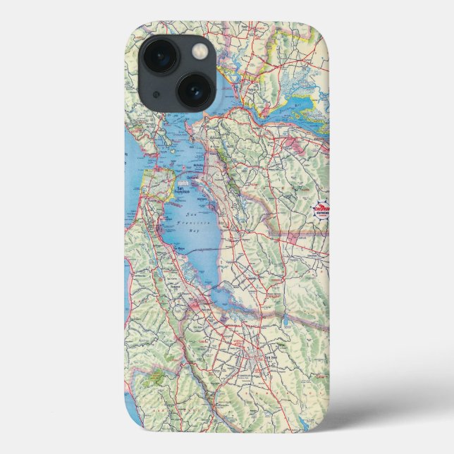 San Francisco and Vicinity Case-Mate iPhone Case (Back)