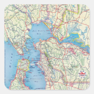 San Francisco and Vicinity Square Sticker