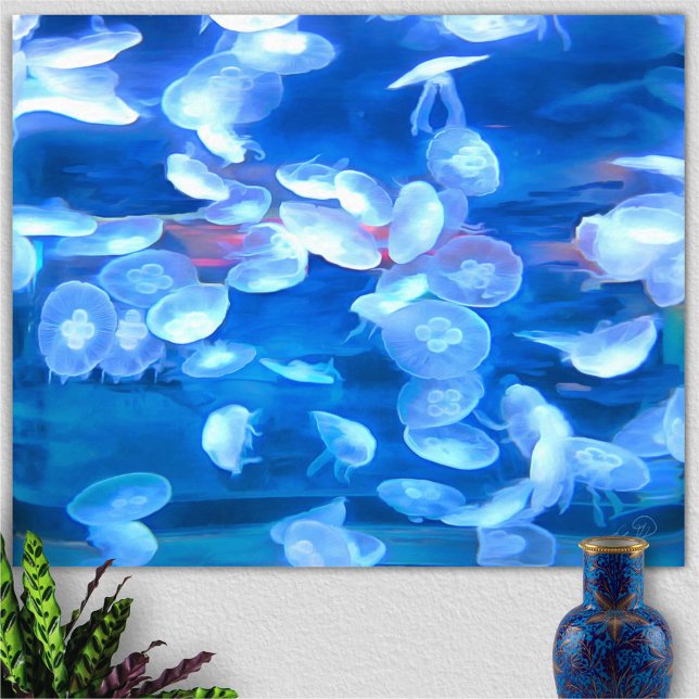 San Francisco Aquarium Jellyfish 0925 Art Print (Creator Uploaded)