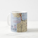 San Francisco Area Map Coffee Mug<br><div class="desc">Wonderful old street map of San Francisco, Oakland, and the Bay area repurposed on a mug.</div>
