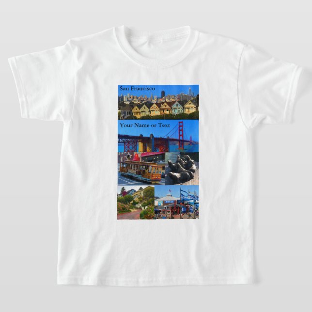 San Francisco Attractions #3 T-Shirt (Laydown)