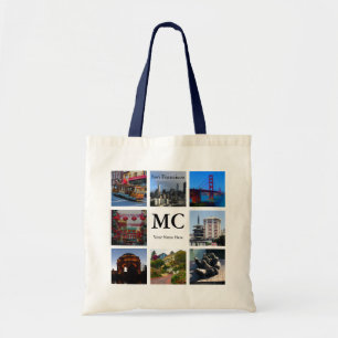San Francisco Attractions Collage #1 Tote Bag