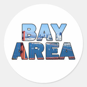 San Francisco Bay Area Classic Round Sticker