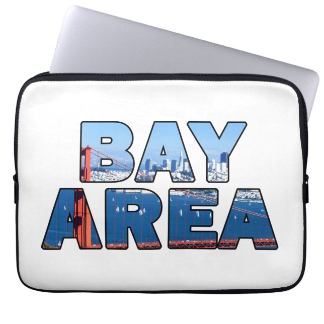 San Francisco Bay Area Laptop Sleeve (Front)