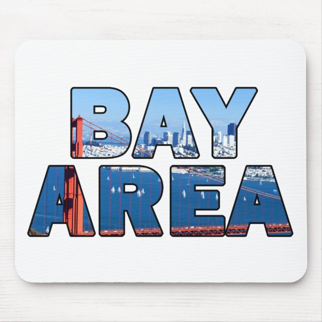 San Francisco Bay Area Mouse Pad (Front)