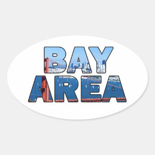 San Francisco Bay Area Oval Sticker