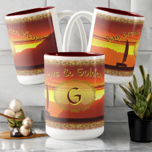 San Francisco Bay Brews & Golden Views 1124 Two-Tone Coffee Mug