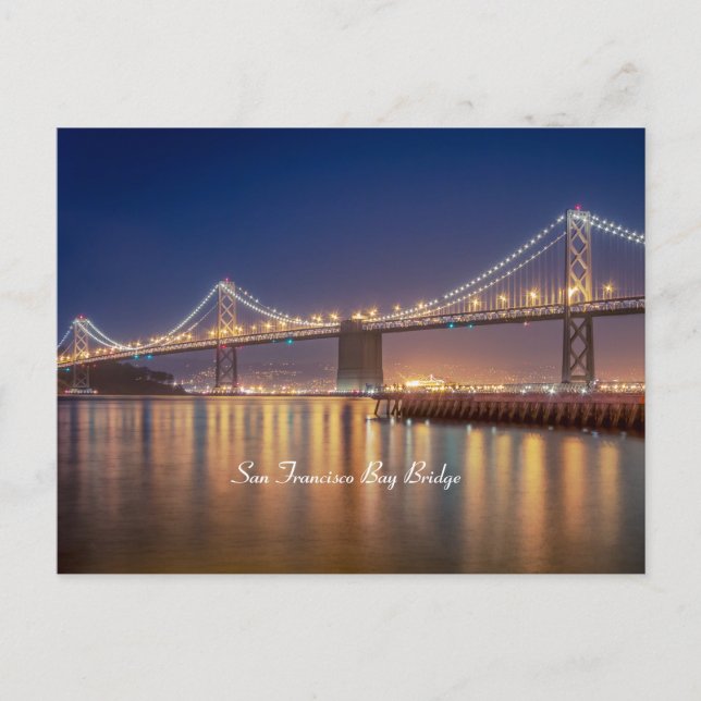 San Francisco Bay Bridge Postcard (Front)