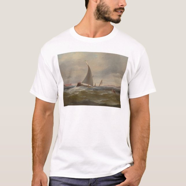 San Francisco Bay Felluca (1314) T-Shirt (Front)