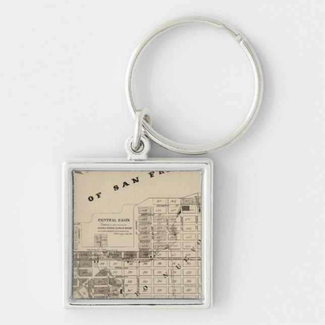 San Francisco Bay Salt Marsh Key Ring (Front)