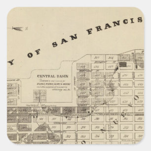 San Francisco Bay Salt Marsh Square Sticker