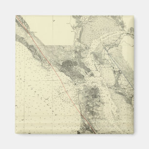 San Francisco Bay showing San Andreas Rift Magnet