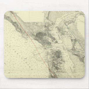 San Francisco Bay showing San Andreas Rift Mouse Pad