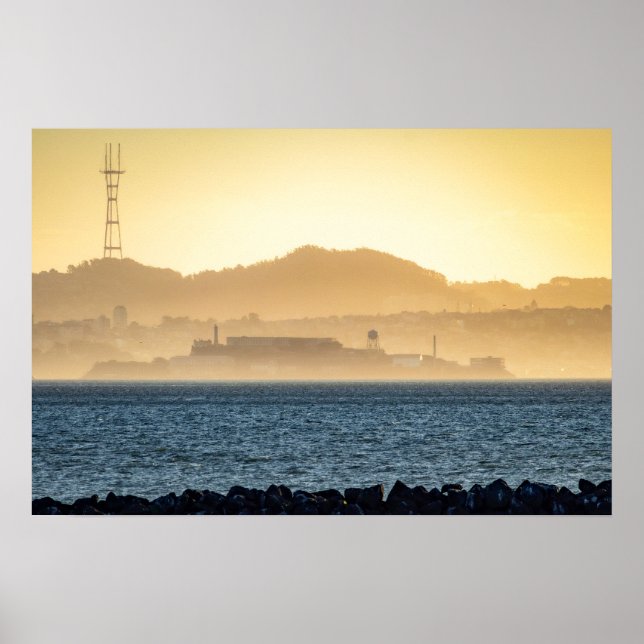 San Francisco Bay Sunset Print | Sutro Tower (Front)