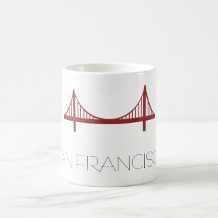 San Francisco Bridge Modern Coffee Mug